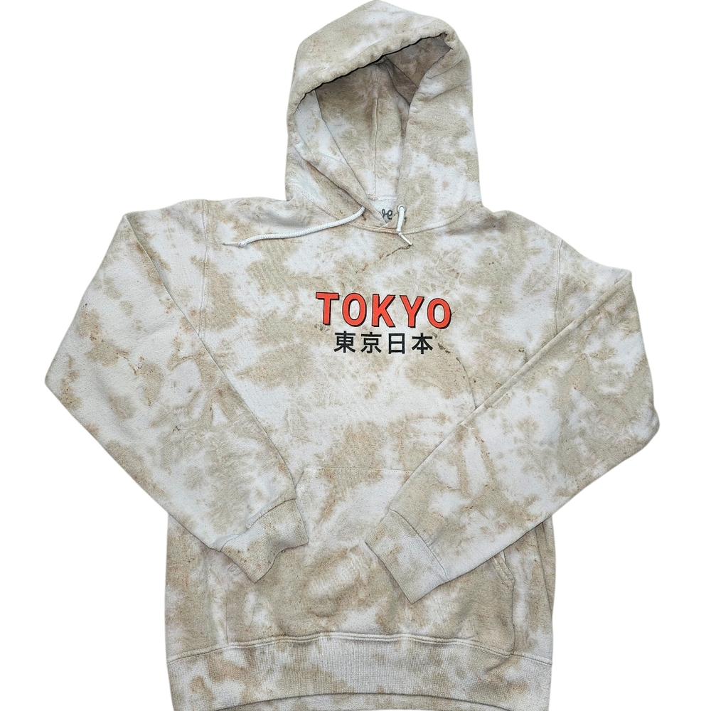 Bowery Supply Co. Tokyo Tiger Men's Tie Dye Hoodie Sweatshirt In S